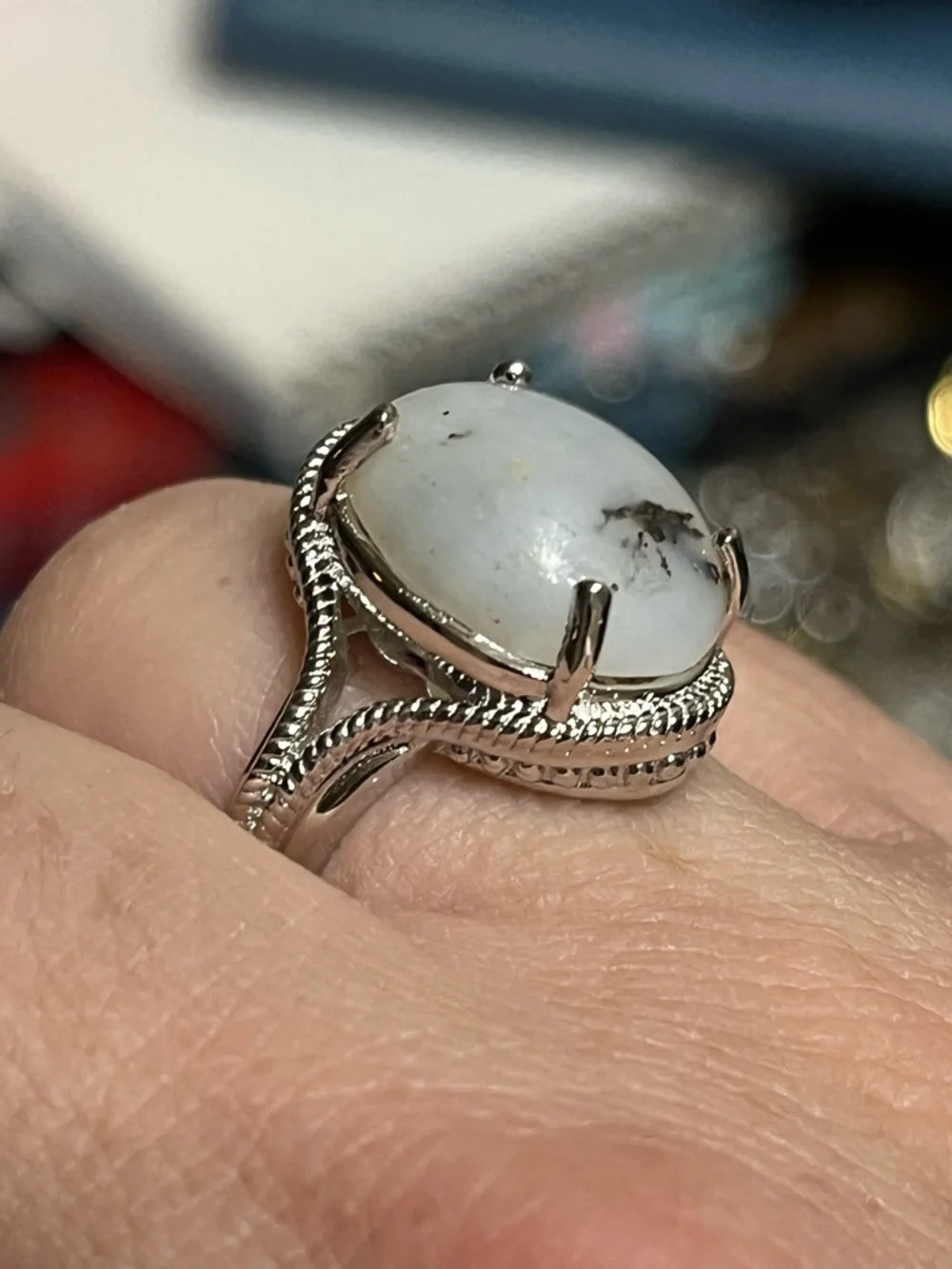 Karis Dendritic Opal Ring